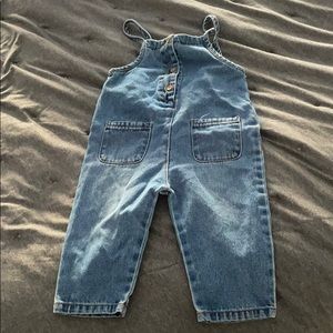 Zara Denim Overalls 18-24 months. Like new.